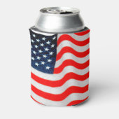 Amerikaanse vlag Koelbox Blikjeskoeler (Blikje Achterkant)