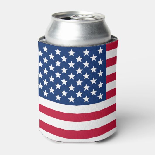 Amerikaanse vlag Koelbox Blikjeskoeler (Blikje Voorkant)