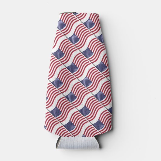 Amerikaanse vlag Koelbox Flesjeskoeler (Voorkant)