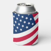 Amerikaanse vlag Koelbox USA - Patriottisch Blikjeskoeler (Blikje Achterkant)