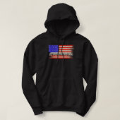 Amerikaanse Vlag Koelmechanisme P Hoodie (Design voorkant)