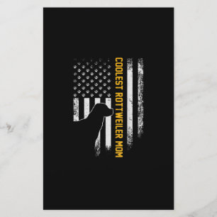  Amerikaanse vlag koelste rottweiler mam Briefpapier