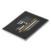Amerikaanse vlag koelste rottweiler mam Notitieblok (Linkerzijde)