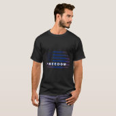 Amerikaanse Vlag Koepel T-shirt (Voorkant volledig)