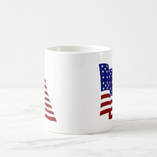 Amerikaanse vlag koffiemok