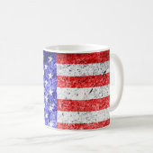 Amerikaanse vlag koffiemok (Voorkant rechts)