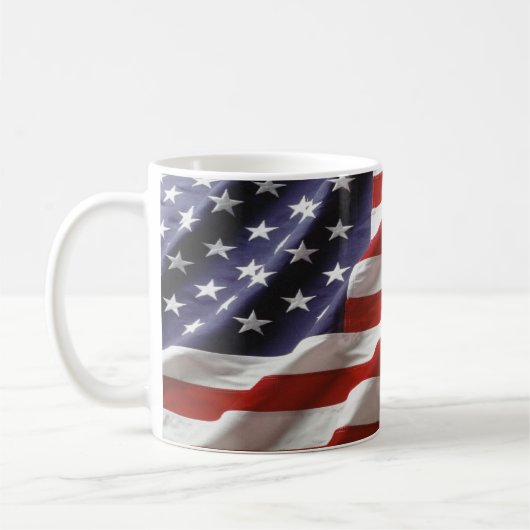 Amerikaanse vlag koffiemok (Links)