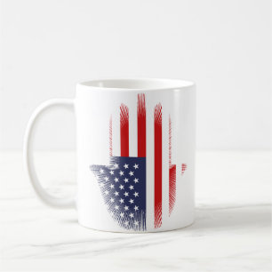 Amerikaanse vlag koffiemok