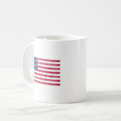 Amerikaanse vlag koffiemok (Voorkant links)