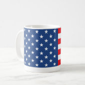Amerikaanse vlag koffiemok (Voorkant links)