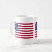 Amerikaanse vlag koffiemok (Voorkant links)