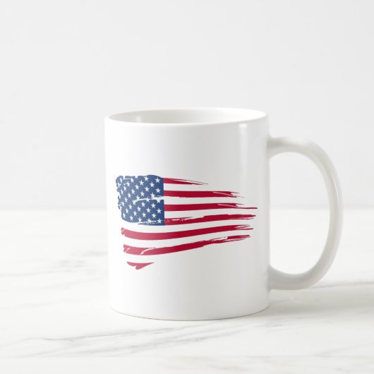 Amerikaanse vlag koffiemok (Rechts)