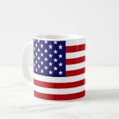 Amerikaanse vlag koffiemok (Voorkant links)