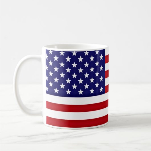 Amerikaanse vlag koffiemok (Links)