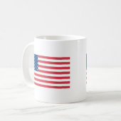Amerikaanse vlag koffiemok (Voorkant links)