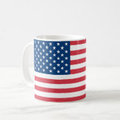 Amerikaanse vlag koffiemok (Voorkant links)