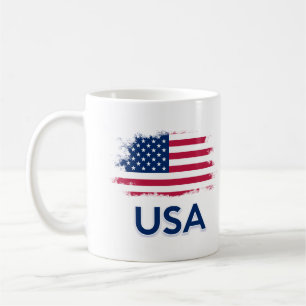 Amerikaanse vlag koffiemok