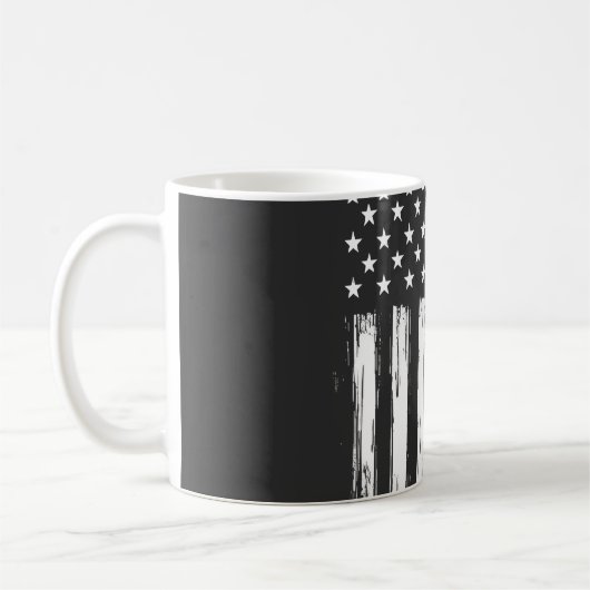 Amerikaanse vlag koffiemok (Links)