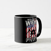 Amerikaanse vlag Kolenmijnbouw Mok (Voorkant rechts)