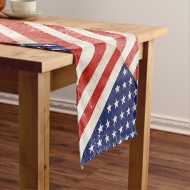 Amerikaanse vlag Korte Tafelloper