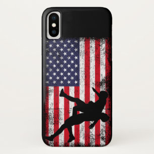 Amerikaanse vlag kruipen Amerikaanse vlag kruiper Case-Mate iPhone Case