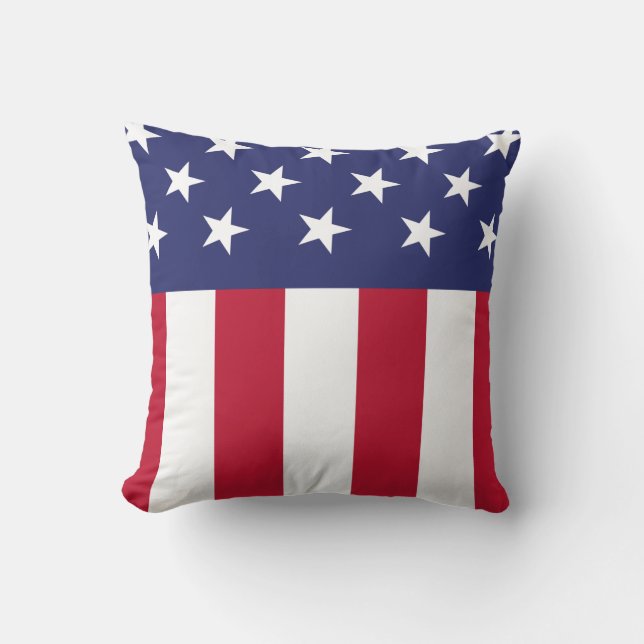 Amerikaanse vlag kussen (Voorkant)