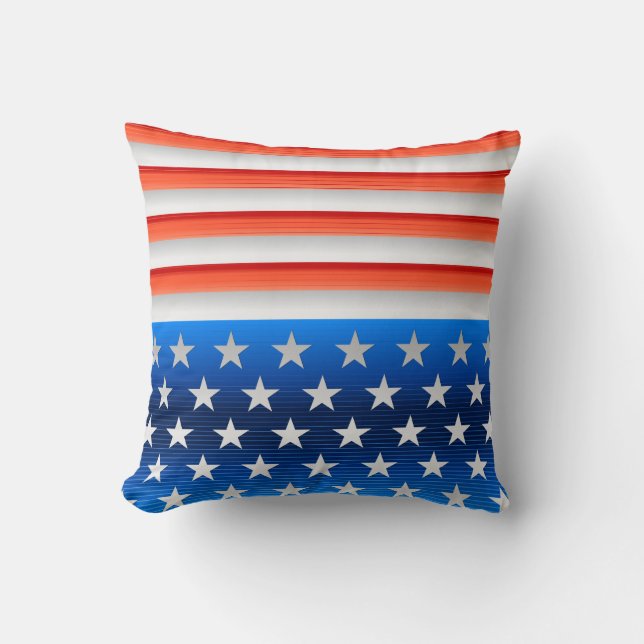 Amerikaanse vlag kussen (Voorkant)
