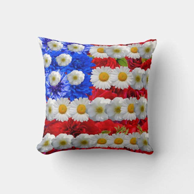 Amerikaanse vlag kussen (Voorkant)
