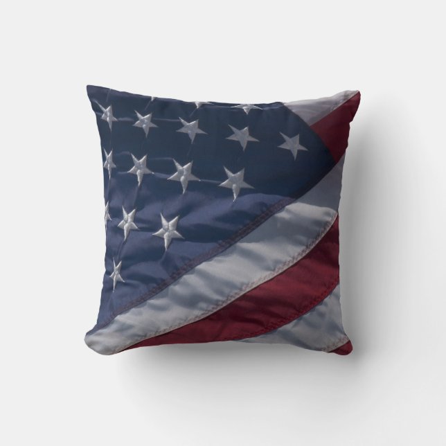 Amerikaanse vlag. kussen (Voorkant)