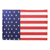 Amerikaanse vlag kussensloop (Achterkant-Links)