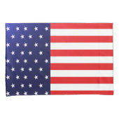 Amerikaanse vlag kussensloop (Voorkant-Rechts)