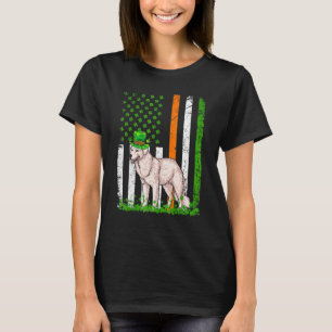 Amerikaanse vlag Kuvasz hond St Patricks Day T-shirt