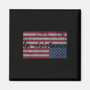 Amerikaanse vlag La Resistance weerstaan ondersteb Magneet