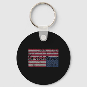 Amerikaanse vlag La Resistance weerstaan ondersteb Sleutelhanger