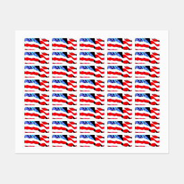 Amerikaanse vlag labels