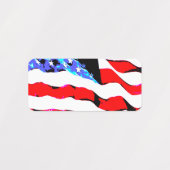 Amerikaanse vlag labels (Design 1)