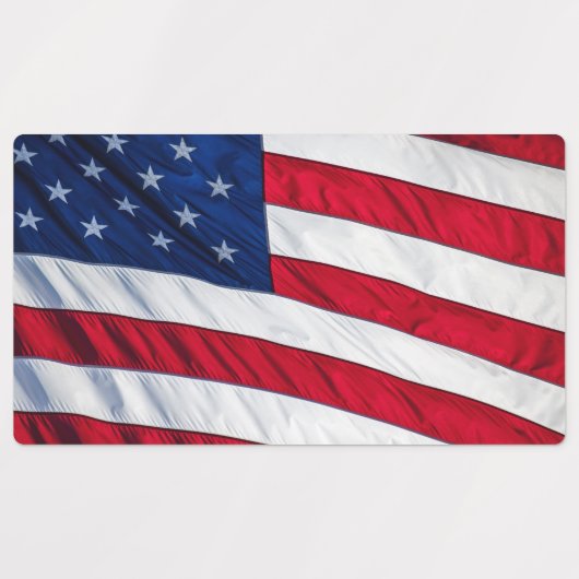 Amerikaanse vlag labels (Design 2)