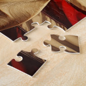 Amerikaanse vlag Labrador Legpuzzel (Zijkant)