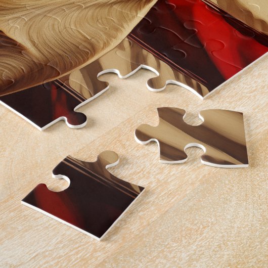 Amerikaanse vlag Labrador Legpuzzel (Zijkant)