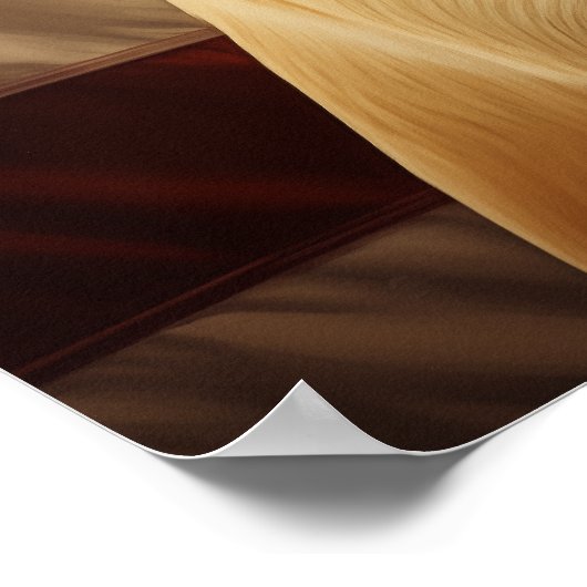 Amerikaanse vlag Labrador Poster (Hoek)