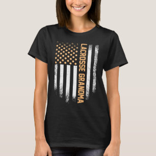 Amerikaanse vlag Lacrosse Grandma Patrioti T-shirt
