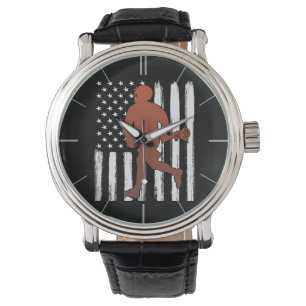 Amerikaanse vlag lacrosse horloge