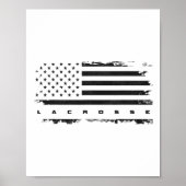 Amerikaanse Vlag Lacrosse Kleding - Lacrosse 1 Poster (Voorkant)