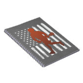 Amerikaanse vlag lacrosse notitieboek (Rechterzijde)