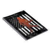 Amerikaanse vlag lacrosse notitieboek (Rechterzijde)