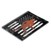 Amerikaanse vlag lacrosse notitieboek (Linkerzijde)