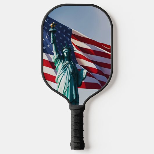 Amerikaanse vlag, Lady Liberty Pickleball Paddle (Voorkant)