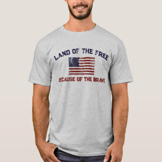 Amerikaanse Vlag Land van de Vrij T-shirt