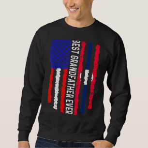 Amerikaanse vlag Laos vlag Beste grootvader ooit F Trui