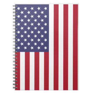 Amerikaanse vlag-laptop notitieboek